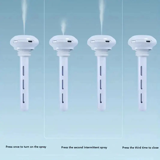 Super Quiet Portable Mist Humidifier Adjustable Length No Water Bottle Needed For Office Bedroom Car Travel Air Freshener