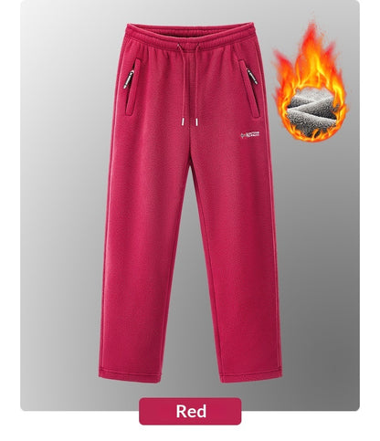Herren Neue Herbst-Winter-Fleece-gefütterte Thermohose im norwegischen Stil in amerikanischen und europäischen Größen