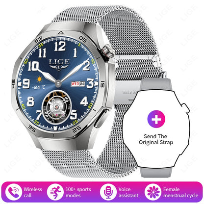 Smart Watch Movement Track Bluetooth Calling Sport Mode Heart Rate Health Monitoring