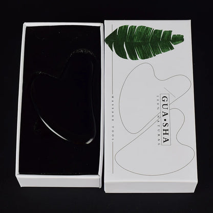Wholesale Jade Guasha Tool Care Face Massager Natural Stone Crystal Massage Beauty Body Traditional SPA Healing Health Tools