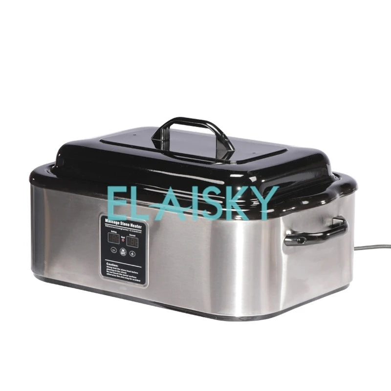 SPA Hot Stone Heating Pot Large Capacity Energy Stone Heater with Constant Temperature Control Rock Heating Pot Stone Warmer