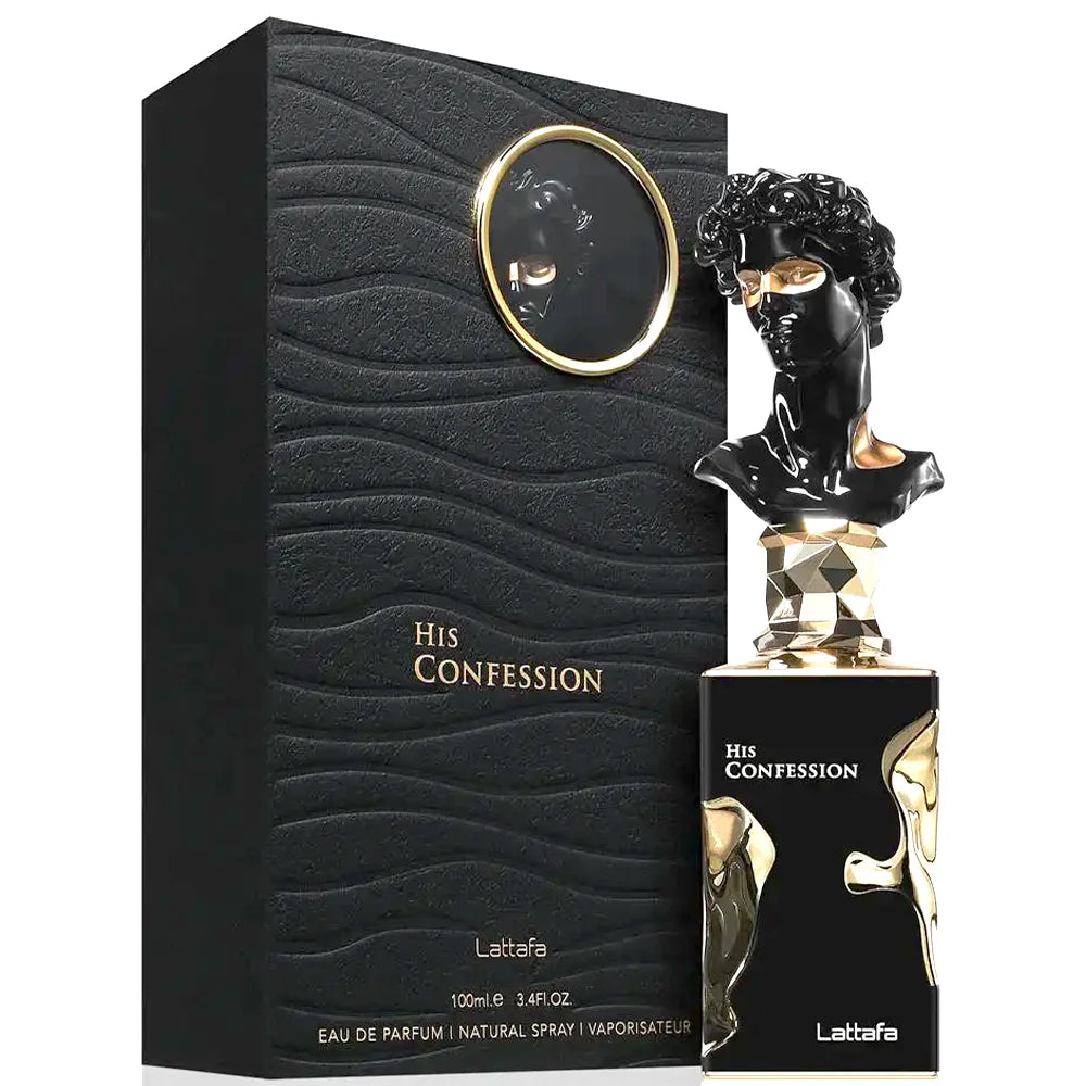 100ml Lattafa His Confession Fragrance Original High end Makeup Parfum Longlasting   Unisex Spray Luxury Arabic Fragrance