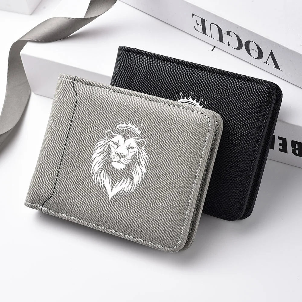 New Men's Wallet Short Ultra-Thin Personalized Design Multi-Card Slot Man's Wallet Multi-Functional Credit Card Holder
