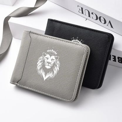 New Men's Wallet Short Ultra-Thin Personalized Design Multi-Card Slot Man's Wallet Multi-Functional Credit Card Holder