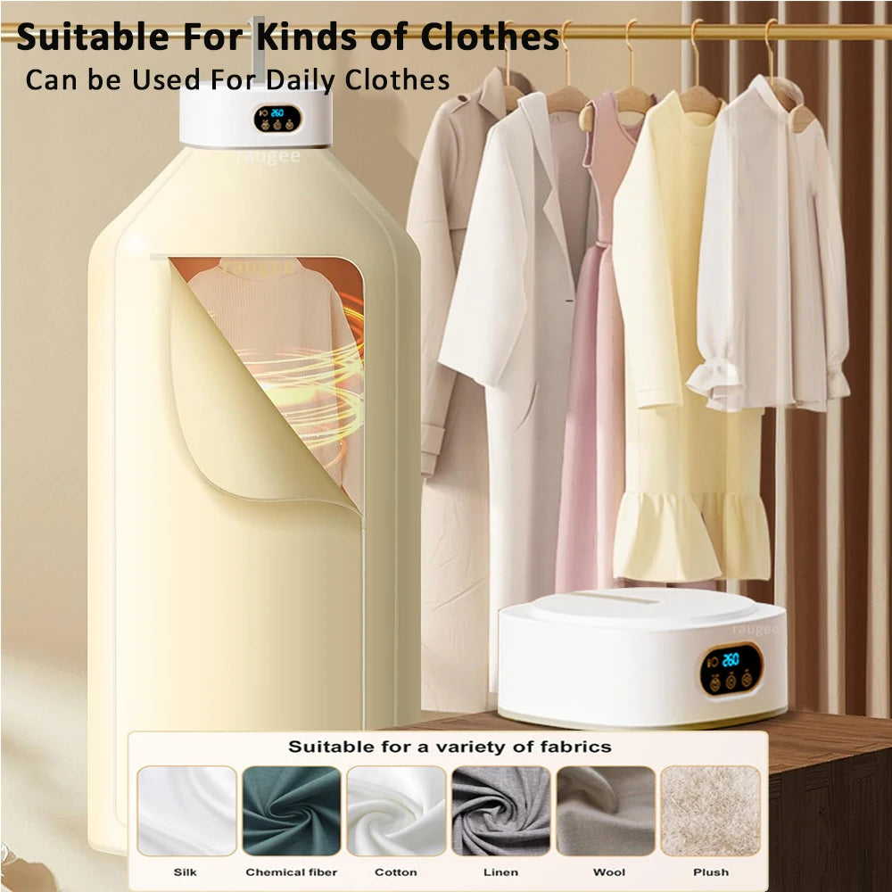 Portable Clothing Dryer Electric Clothes Dryer UV Sterilization Laundry Dryer Folding Portable Clothes Dryer with Remote Control