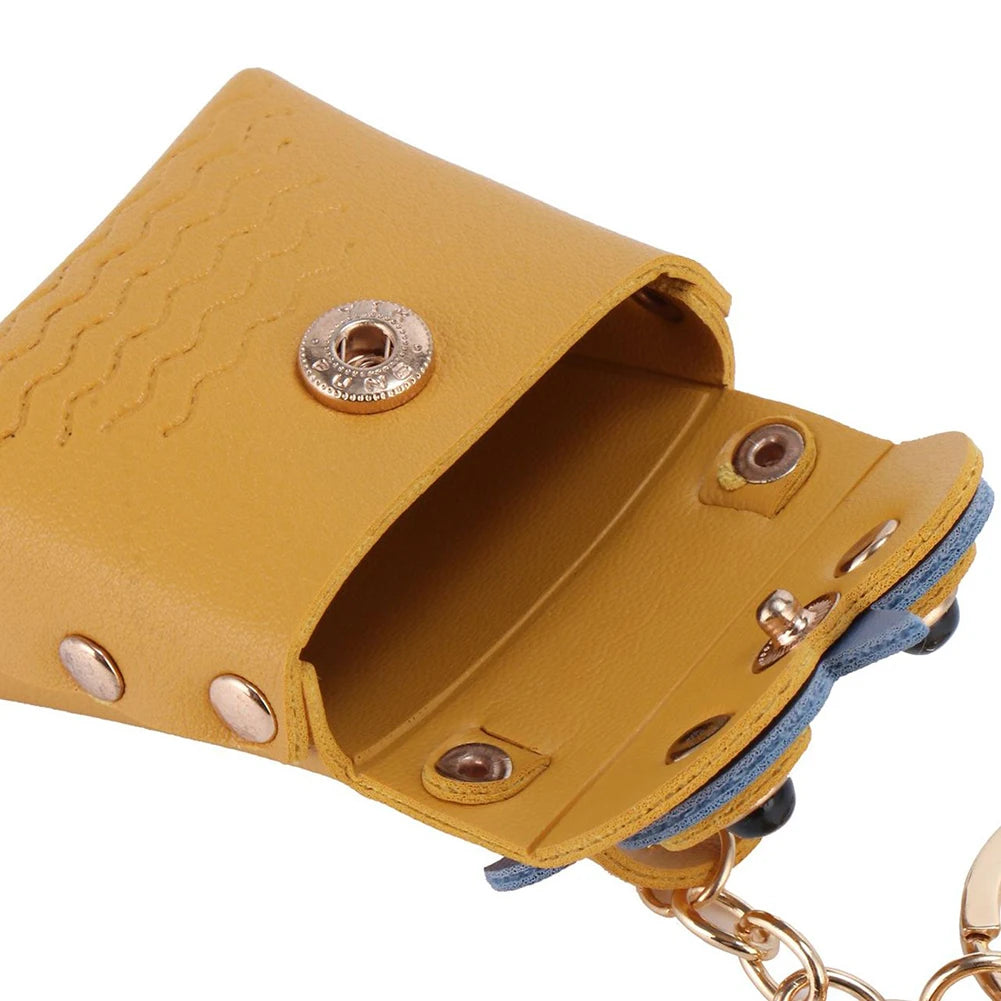 MultiPurpose Mini Owl-shaped Coin Purse Bags Fashionable Backpack Decoration Keychain Earphone Bag for Women Girls Small Pouch