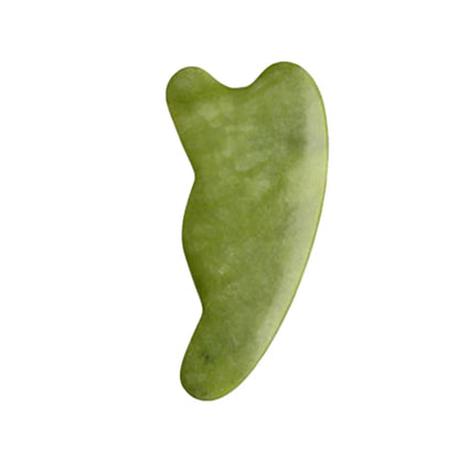 Natural Green Xiuyu Gua Sha Board Jade Stone Massager For SPA Acupuncture Body Scraping Gouache Scraper Facial Beauty Tool
