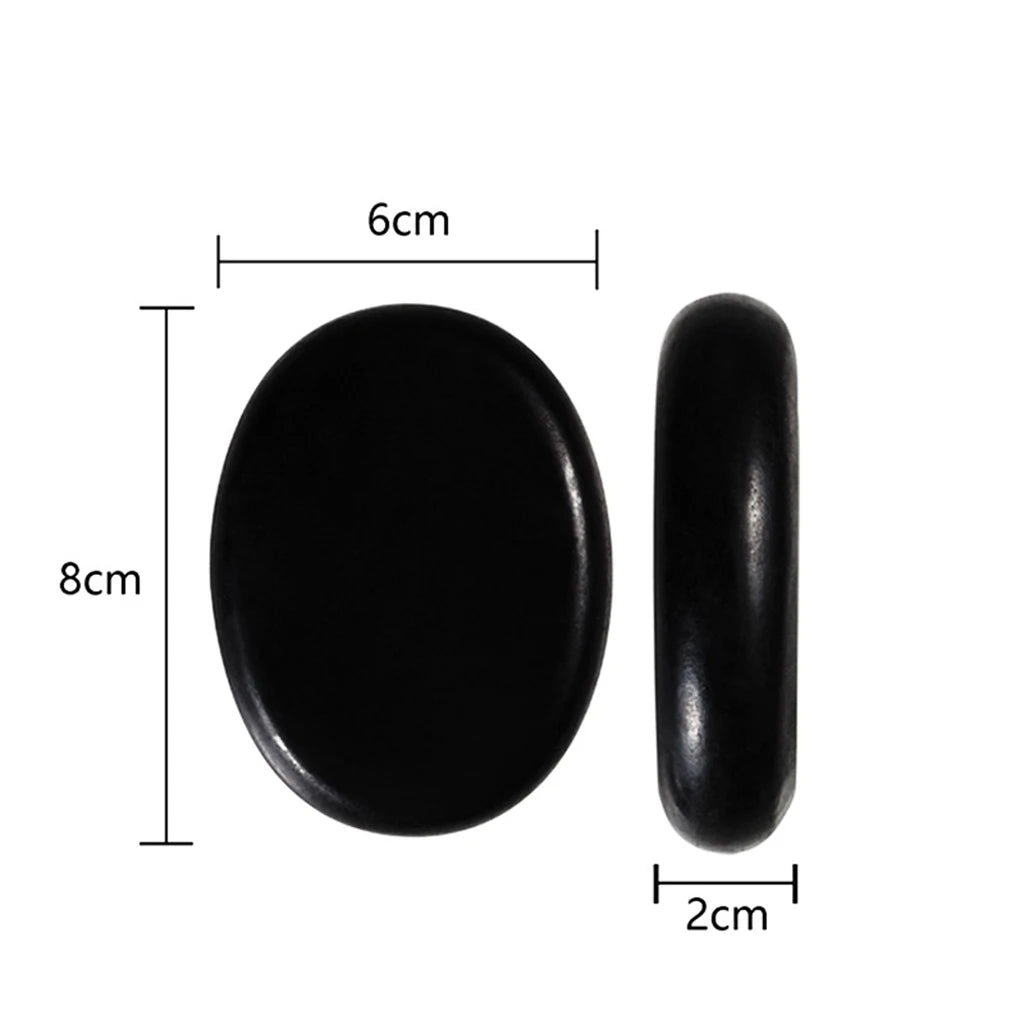 4 Pcs Professional Large Massage Kit Jade Energy Stone Set Basalt Hot Rocks Stones Relaxing For Home Salon Relaxion Massage Body