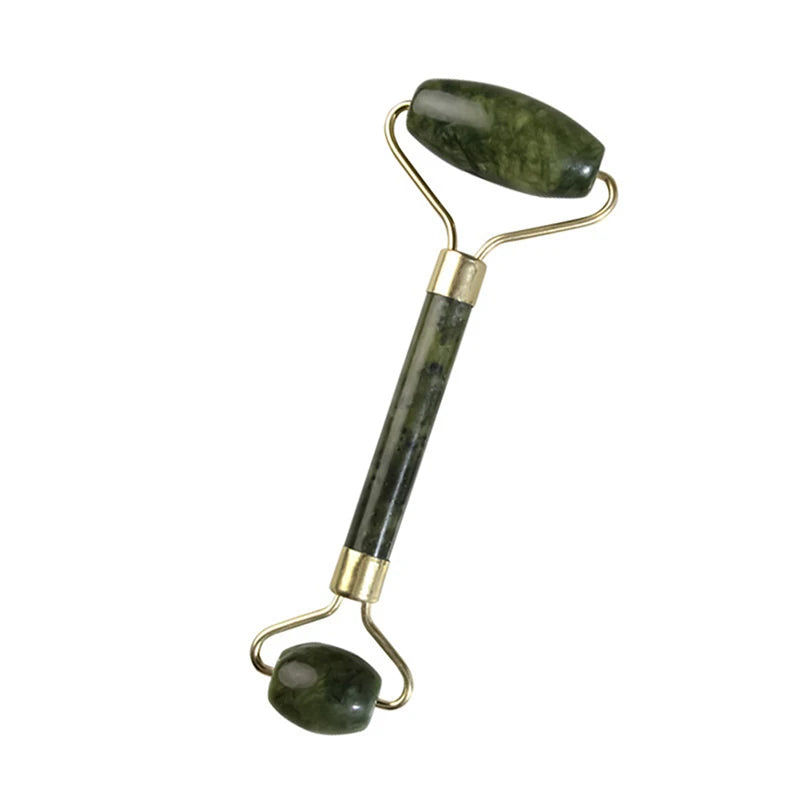 1PC Gua Sha Set Facial Massager Roller Tool Kit Double Sided Stone Scraping Board for Skin Care Spa Relaxation Pink Green