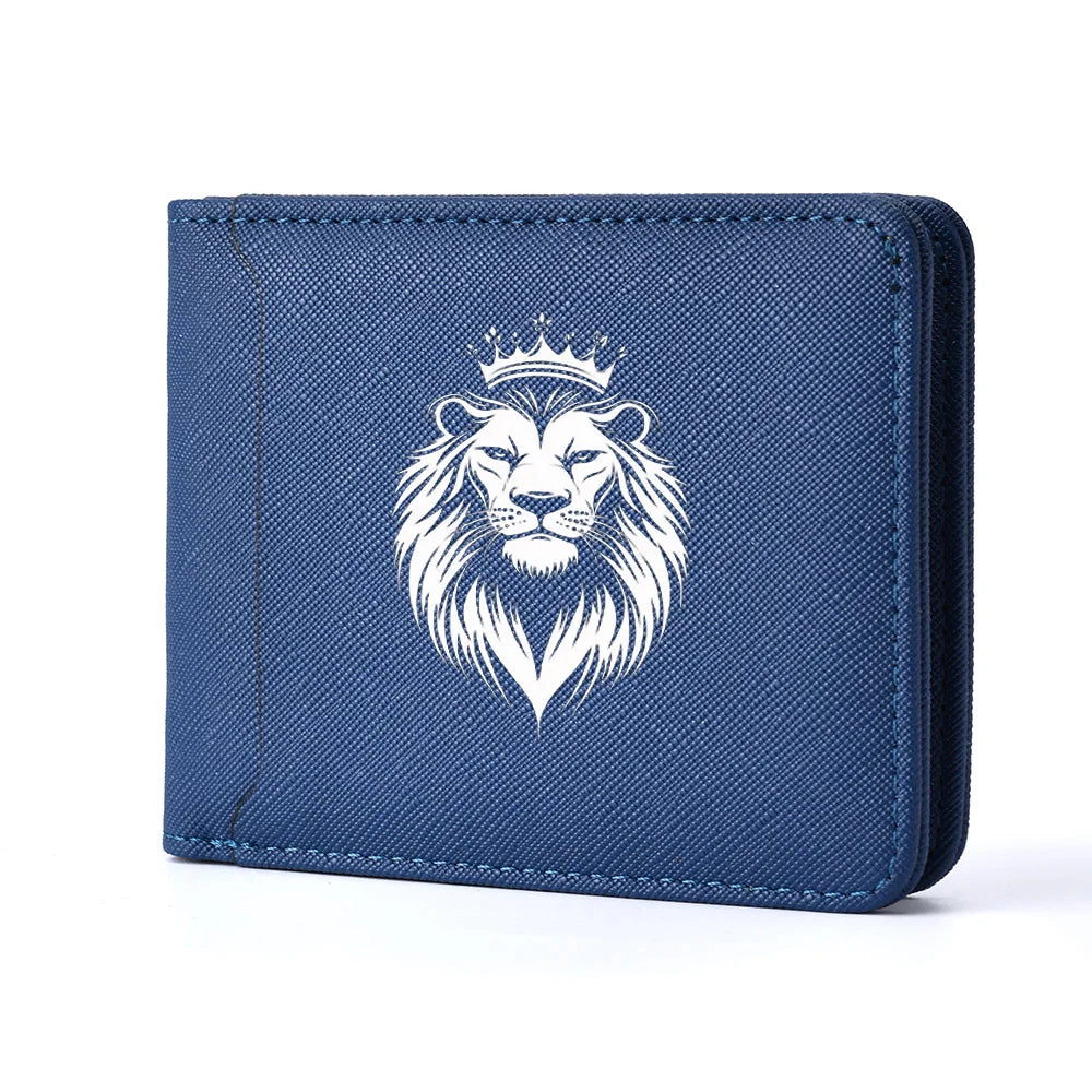 New Men's Wallet Short Ultra-Thin Personalized Design Multi-Card Slot Man's Wallet Multi-Functional Credit Card Holder