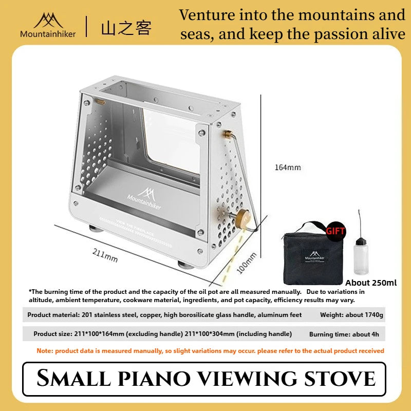 Stainless Steel Mini Camping Firewood Stove