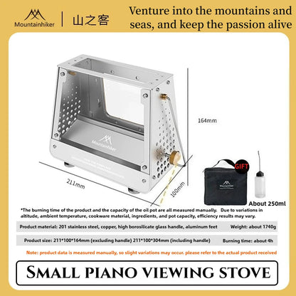 Stainless Steel Mini Camping Firewood Stove