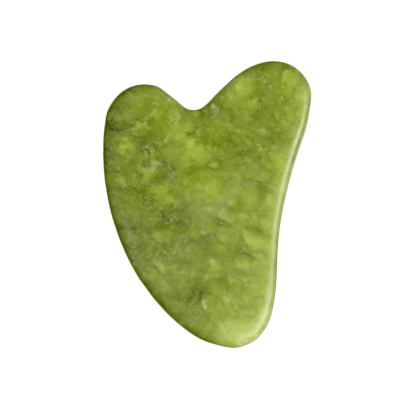 Natural Green Xiuyu Gua Sha Board Jade Stone Massager For SPA Acupuncture Body Scraping Gouache Scraper Facial Beauty Tool