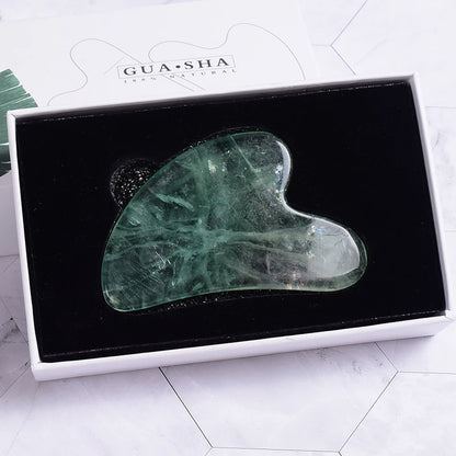 Wholesale Jade Guasha Tool Care Face Massager Natural Stone Crystal Massage Beauty Body Traditional SPA Healing Health Tools