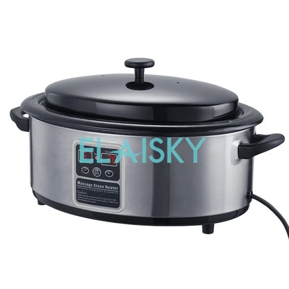 SPA Hot Stone Heating Pot Large Capacity Energy Stone Heater with Constant Temperature Control Rock Heating Pot Stone Warmer