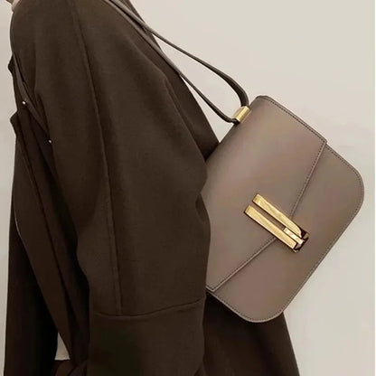 2025 New  Light Luxury Single Shoulder Cross Shoulder Women's Bag Tofu Bag for Women Premium Genuine Leather Small Square Bag