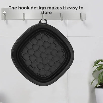 Collapsible Silicone Face Basin - Dual-Purpose Ice Therapy & Beauty Care Container for Home/Spa Use