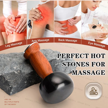 Electric Hot Stone Scraping Massaging Bianstone Guasha Massager Hot Compress Spa Scraping Back Relax Muscles Massage Skin Lift
