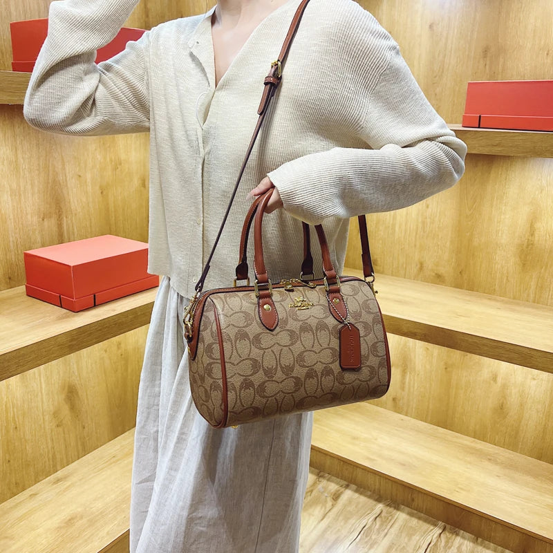 Elegant Ladies Crossbody Bag Luxury Leather Handbag Classic Designer Shoulder Bag For Women