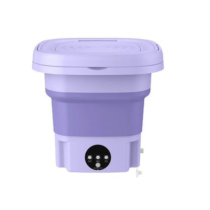 New Portable Small Foldable Washing Machine with Spin Dryer For Socks Underwear Panties Washer Household Mini Washing Machine