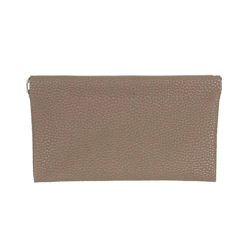 Self-Closing Artificial Leather Long Wallet Passport Driver's License ID Holder Headphone Data Cable Storage Cash Pouch