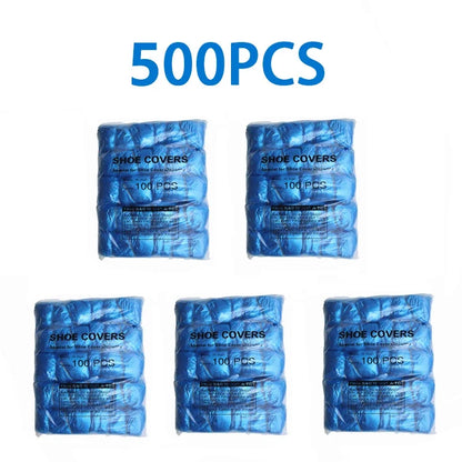 Automatic Shoe Cover Machine Smart Overshoes Dispenser T Buckle Shoe Cover Disposable PE Waterproof for Rainy Floor Clean Indoor