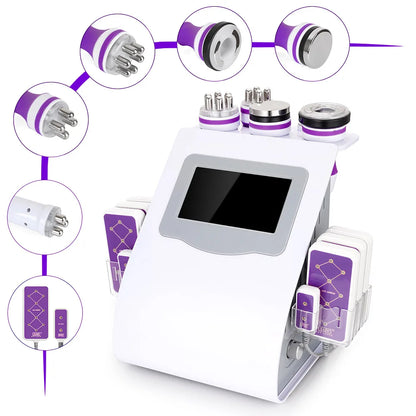 5/6/9 in 1 Cavitation Body S shape Machine Beauty Device Facial Massager Care Tool Skin Tighten Face -2