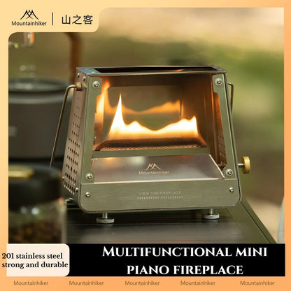 Stainless Steel Mini Camping Firewood Stove