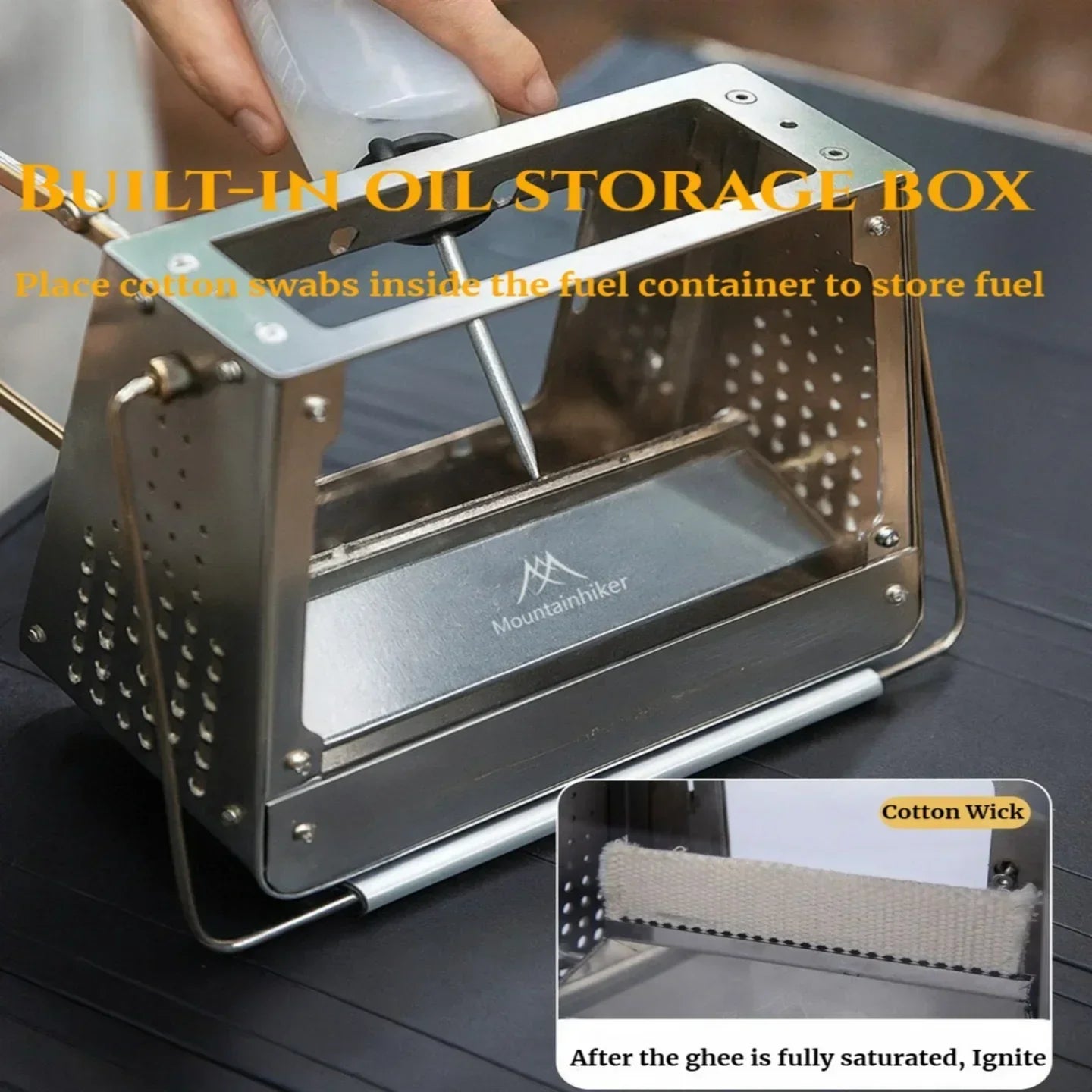 Stainless Steel Mini Camping Firewood Stove