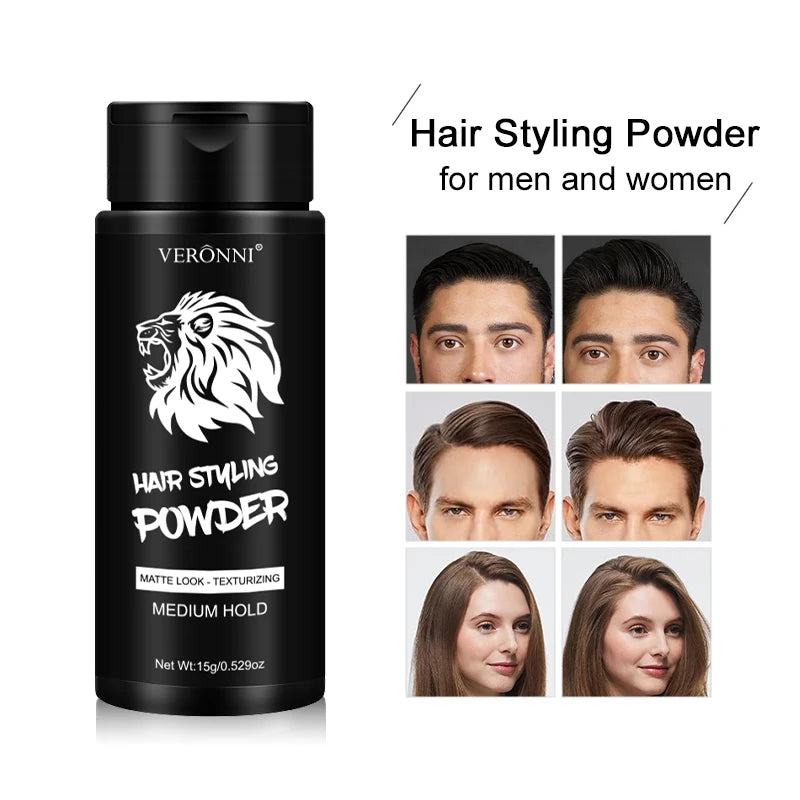 Unisex Hair Defining Powder-Long-Lasting,Volume,Matte Finish, for Men and Women, Hold Root Lifting  Fluffy Increase Hair Powder