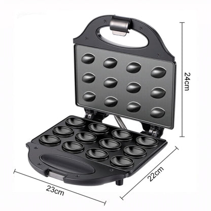 Electric Walnut Cake Waffle Maker With Nuts 12 Holes Cooking Kitchen Biscuits Making for Baking Business Nuts Waffle