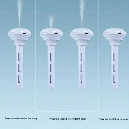 Super Quiet Portable Mist Humidifier Adjustable Length No Water Bottle Needed For Office Bedroom Car Travel Air Freshener