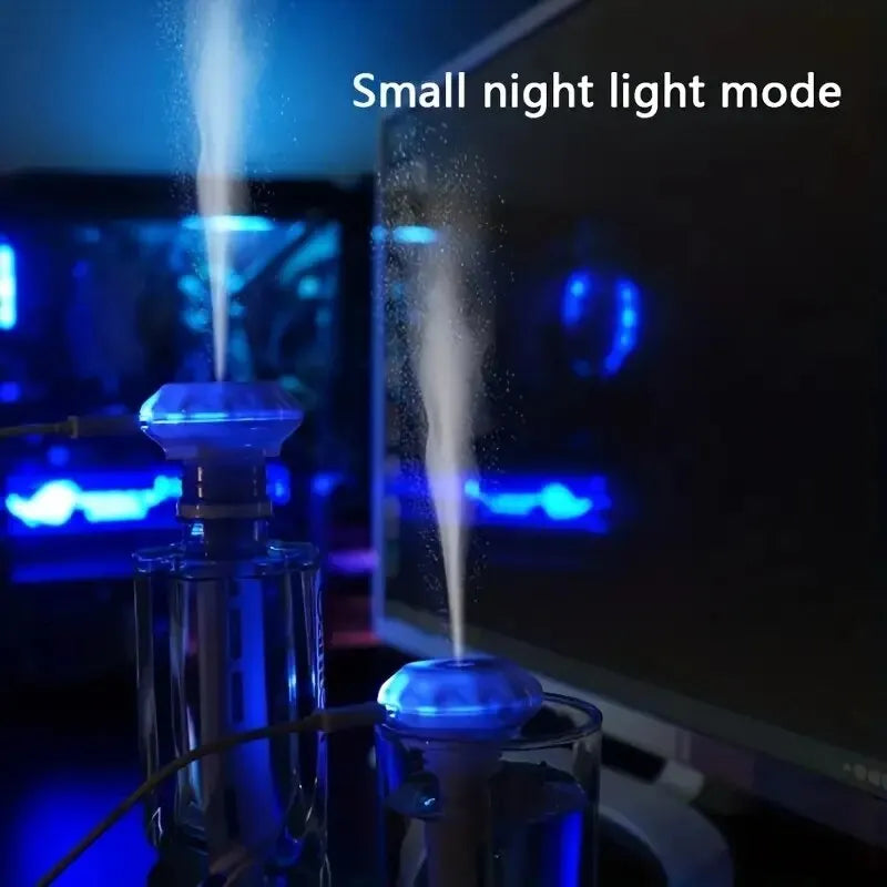 Super Quiet Portable Mist Humidifier Adjustable Length No Water Bottle Needed For Office Bedroom Car Travel Air Freshener