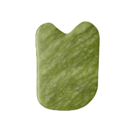Natural Green Xiuyu Gua Sha Board Jade Stone Massager For SPA Acupuncture Body Scraping Gouache Scraper Facial Beauty Tool
