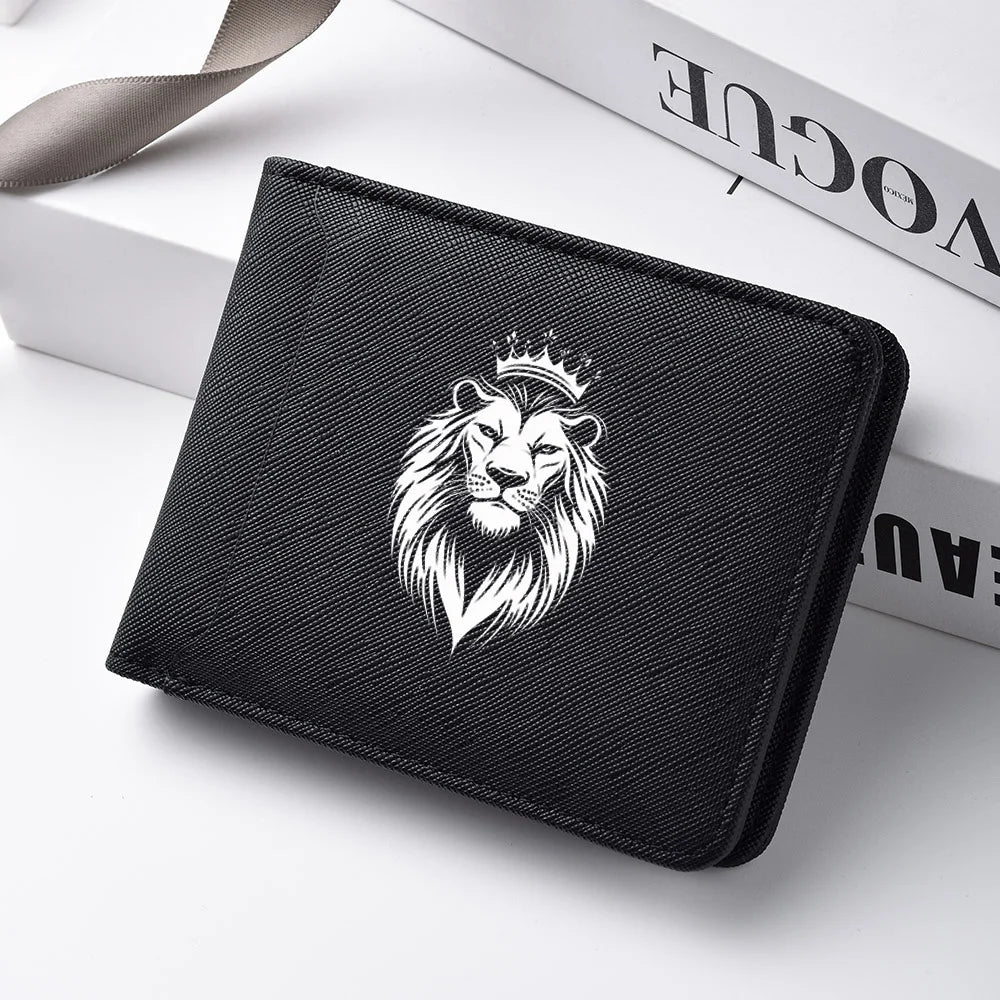 New Men's Wallet Short Ultra-Thin Personalized Design Multi-Card Slot Man's Wallet Multi-Functional Credit Card Holder