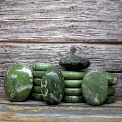 Tontin Jade glaze hot stone massage Set massager back massageador Health Care stones for massage spine basalt lava stone spa