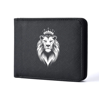 New Men's Wallet Short Ultra-Thin Personalized Design Multi-Card Slot Man's Wallet Multi-Functional Credit Card Holder
