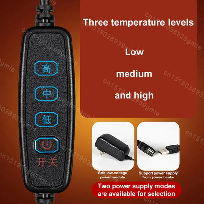 Electric Heating Bian Stone Hot Compress Body Massage Spa Care Lifting Skin Remove Wrinkles Guasha Massager Facial Lifting Tool