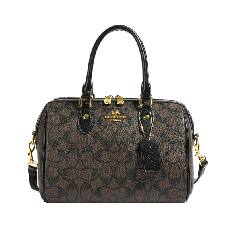 Elegant Women's Leather Fashion Shoulder Tote Bag Classic Designer Crossbody Handbag Luxury Style For Stylish Ladies