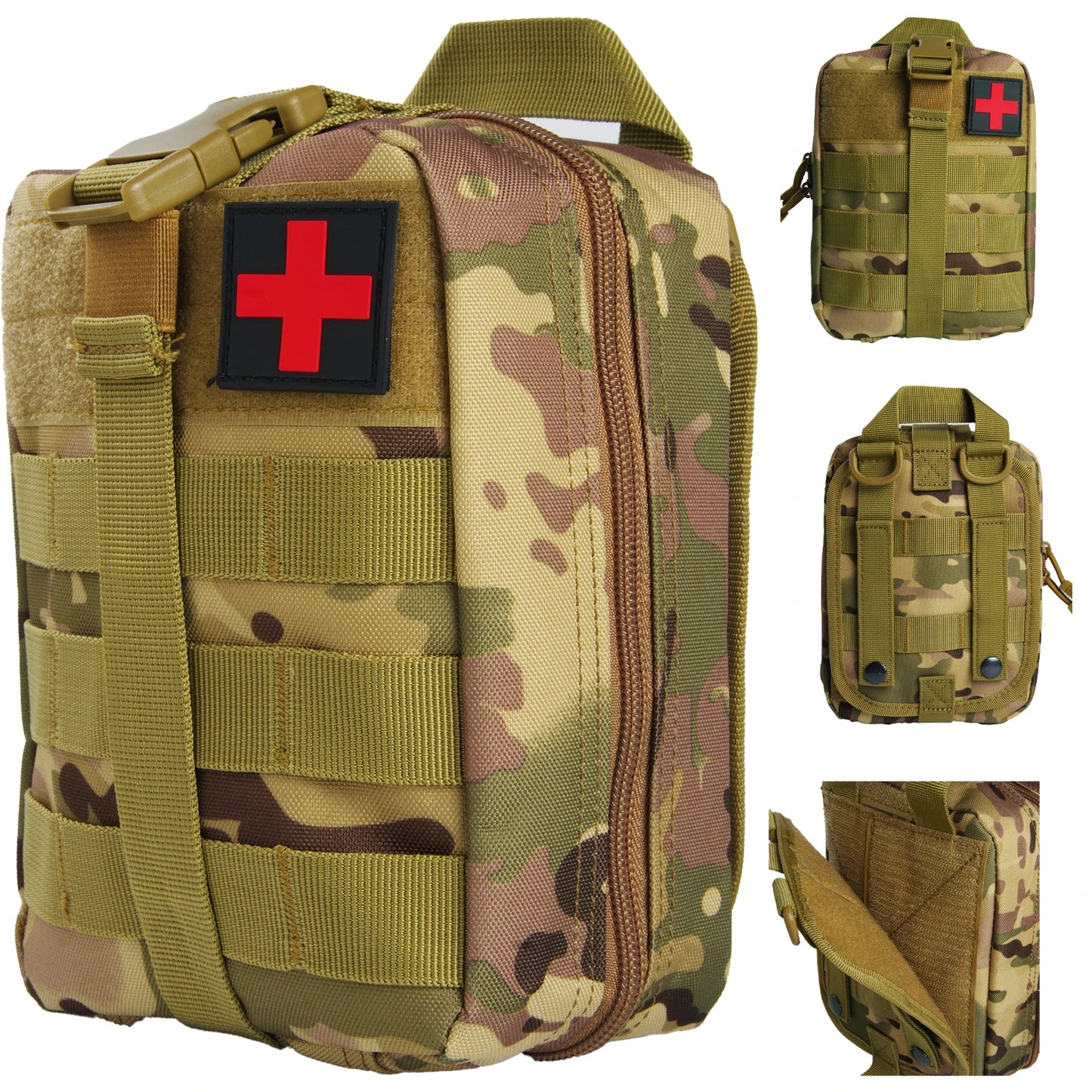 First Aid Kit Pouch Supplied full set Molle To Configure Survival kit Outdoor Emergency Kit Trauma Outdoor Gear IFAK EMT