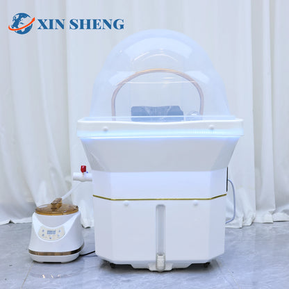Movable Portable Head SPA Shampoo Basin, Hair Salon Water Basin, Head Hydrotherapy Fumigation Machine, SPA Furniture