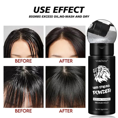 Unisex Hair Defining Powder-Long-Lasting,Volume,Matte Finish, for Men and Women, Hold Root Lifting  Fluffy Increase Hair Powder