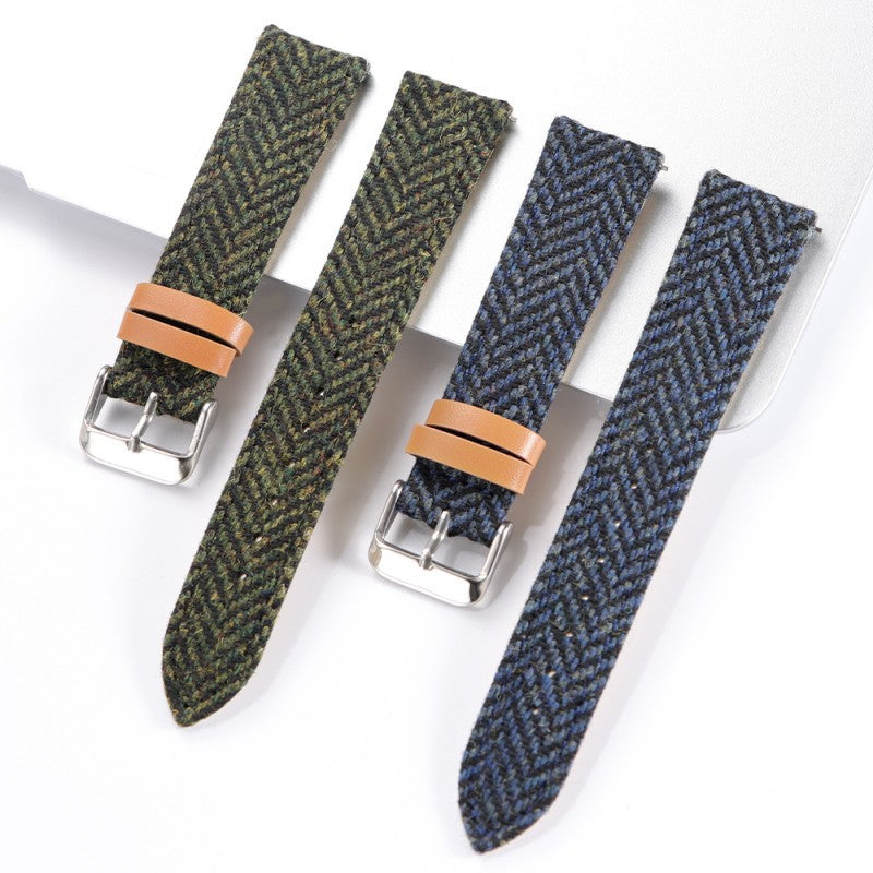 Tweed Vintage Leather Watch Belt