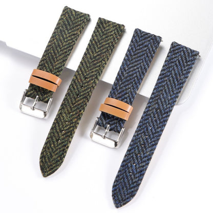 Tweed Vintage Leather Watch Belt