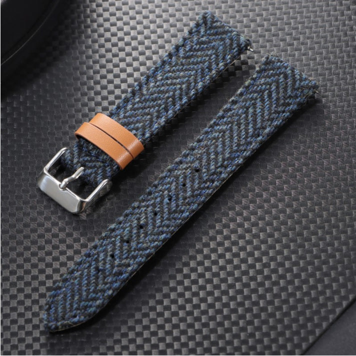Tweed Vintage Leather Watch Belt